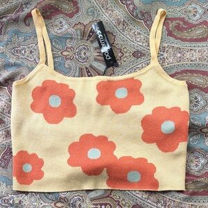 Paper moon Floral Crop Top